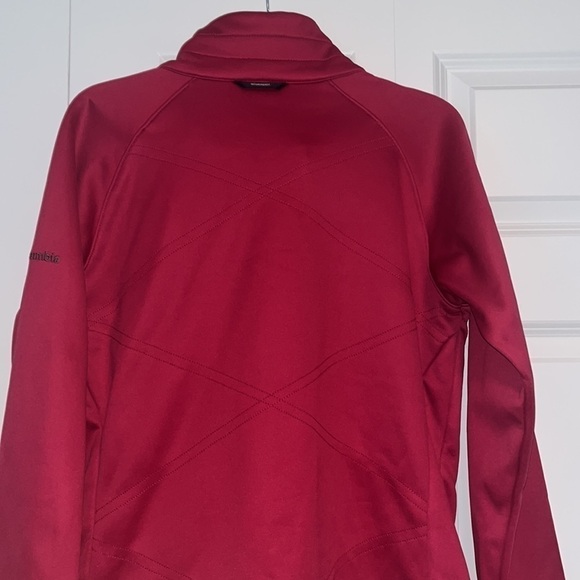 Columbia Interchange Soft Shell Full Zip Jacket- Pink- Raspberry- Barbiecore L - Picture 6 of 6